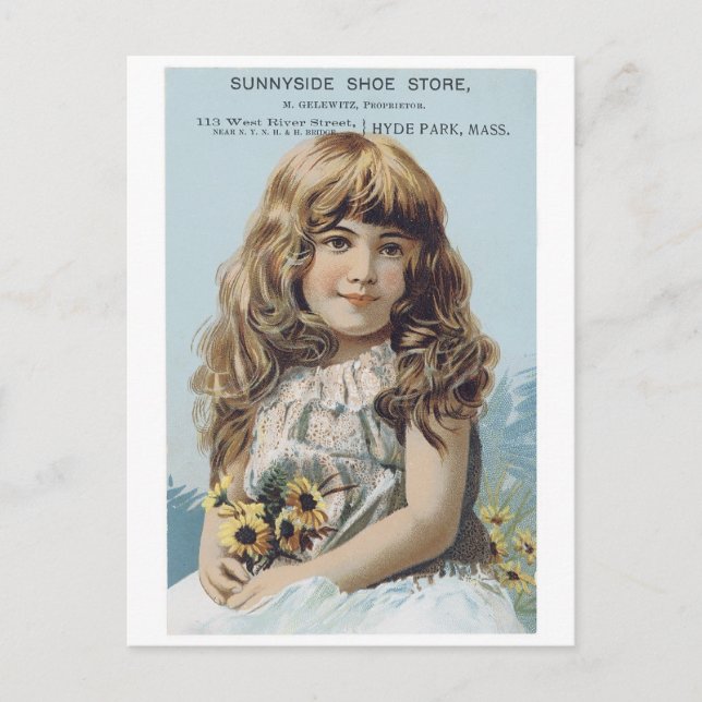 Vintage Karten für antike Handelsgeschäfte, Poster (Vorderseite)