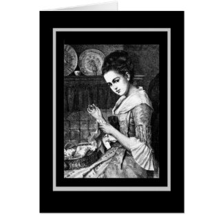 Vintage Kartenfrauen
