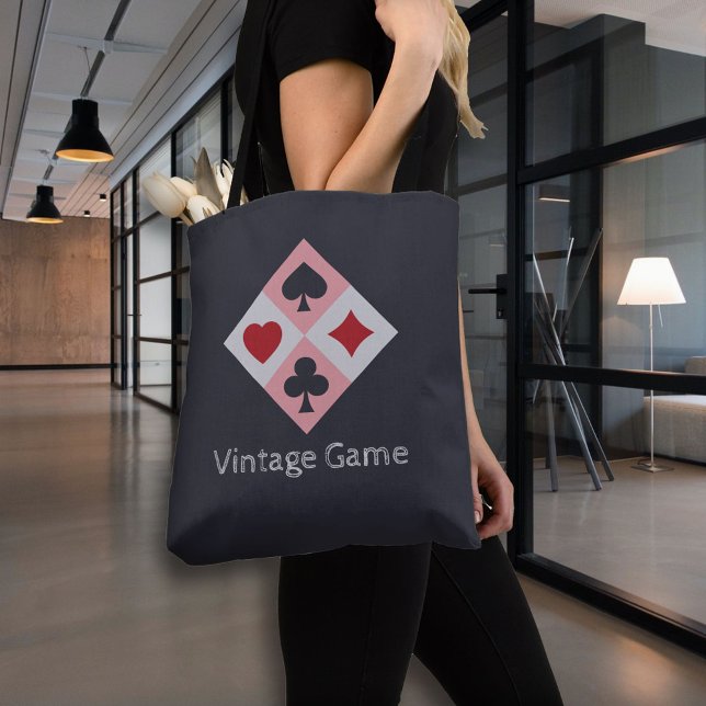 Vintage Kartenspiel - Farbenspiel (Vintage Playing Cards Colors Tote Bag)