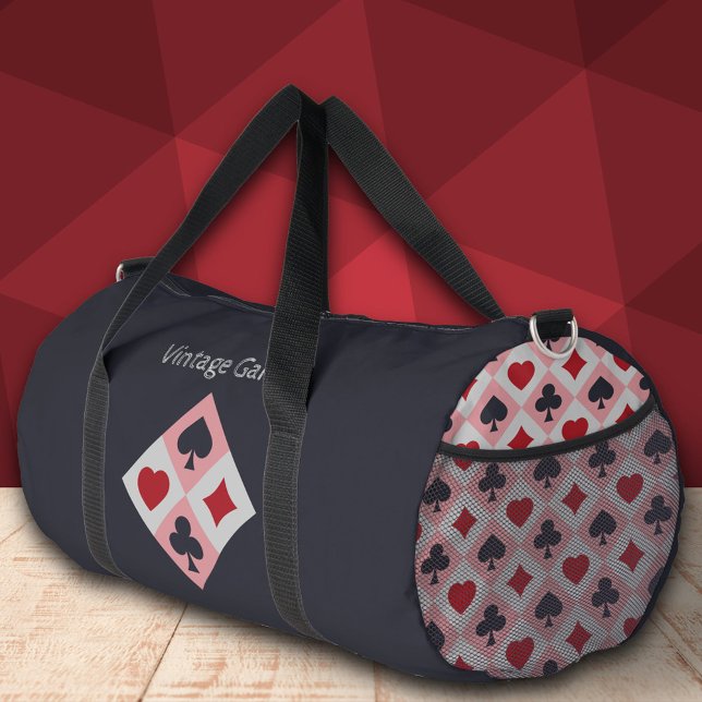 Vintage Kartenspiel-Farbkombination Duffle Bag (Vintage Playing Cards Colors Duffle Bag)