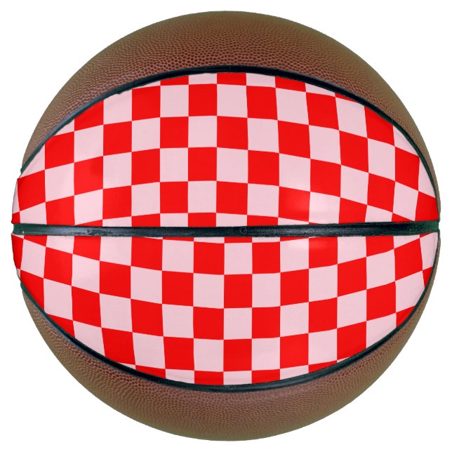 Vintage Karton in Pastellrosa Basketball (Vorderseite)