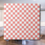 Vintage Karton-Tafel mit rotem Karton Fliese<br><div class="desc">Vintage Karton in Pastellrot und Weißkarton.</div>
