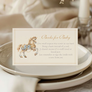 Vintage Karussellbücher für Baby Begleitkarte