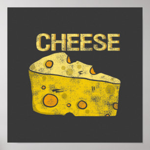 Vintage-Käse Poster