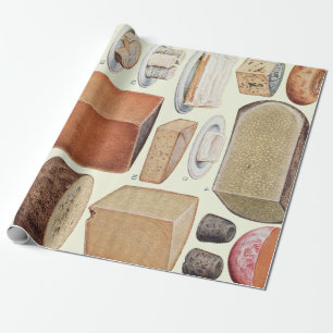 Vintage-Käsetabelle Geschenkpapier