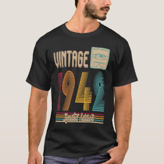 Vintage Kassette 1942 zum 81. Geburtstag T-Shirt