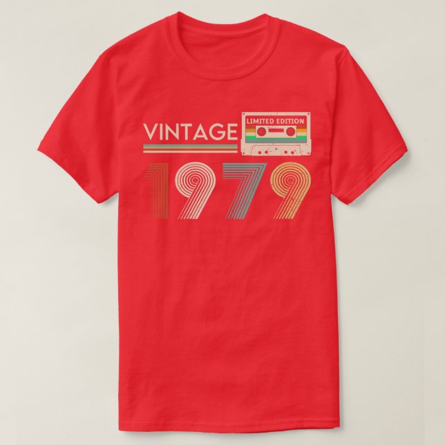 Vintage Kassette 1979 T-Shirt (Design vorne)
