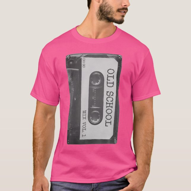Vintage Kassette Alte Funkverbindung T-Shirt (Vorderseite)