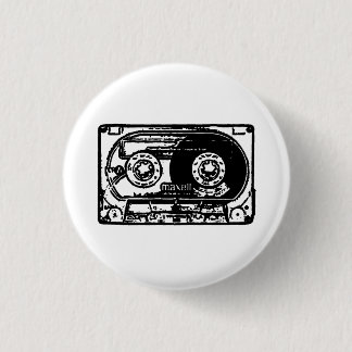 Vintage Kassette Button