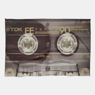 Vintage-Kassette Geschirrtuch