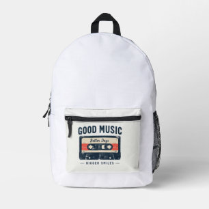 Vintage-Kassette-Rucksack Good Music Rucksack