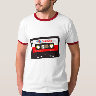 Vintage-Kassette Schraubenkopf-Grafiken T-Shirt