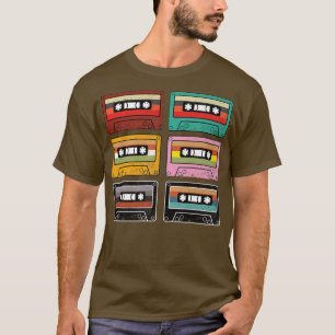 Vintage Kassettenkollektion 80er Jahre 90er Jahre T-Shirt
