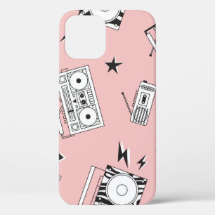 Vintage-Kassettenrekorder: Retro-Muster. Case-Mate iPhone Hülle