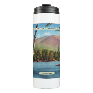Vintage Katahdin Postkarte Thermosbecher
