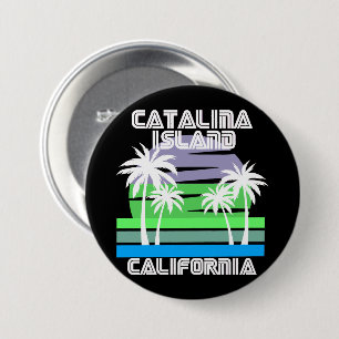 Vintage katalanische Insel Kalifornien Button