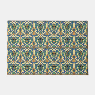 Vintage katalanische Insel Tile Fußmatte