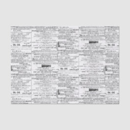 Vintage Katalogwerbung Seidenpapier