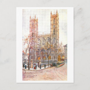 Vintage Kathedrale Notre Dame, Montreal, Postkarte