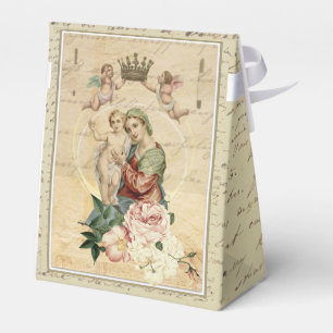 Vintage katholische religiöse gesegnete Jungfrau Geschenkschachtel