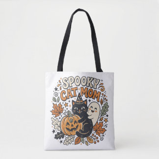 Vintage-Katz-Mama-Halloween-Grafik