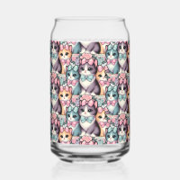 Vintage Kätzchen mit Bogen