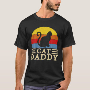 Vintage Katze Daddy Achtzigers gestörte Style Cat  T-Shirt