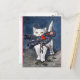 Vintage Katze mit Krampuspostkarte Postkarte (Vorderseite/Rückseite Beispiel)