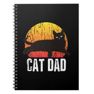 Vintage Katze Retro Animal Present Notizblock