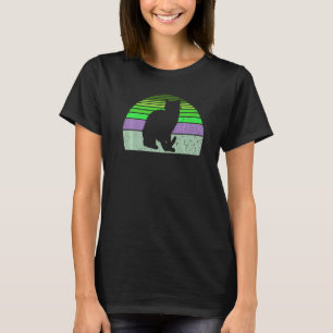 Vintage-Katze Retro-Katze Silhouette Kätzchen Tier T-Shirt