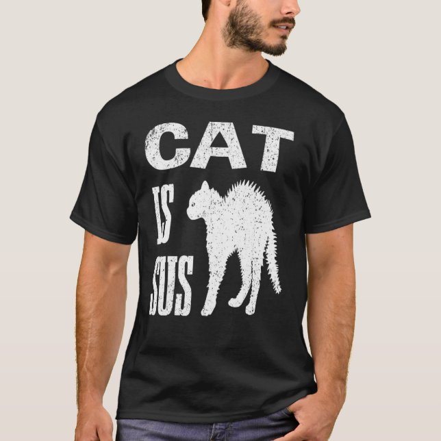 Vintage Katze Sus 1 T-Shirt (Vorderseite)