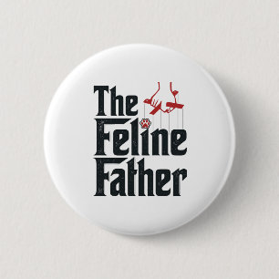 Vintage-Katze-Vater-Katzen-Humor-Vektor-Design_1 Button