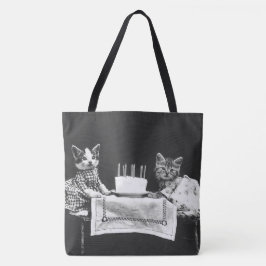 Vintage Katzen auf einer Geburtstagsparty