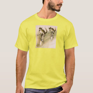 Vintage Katzen auf Rädern T-Shirt