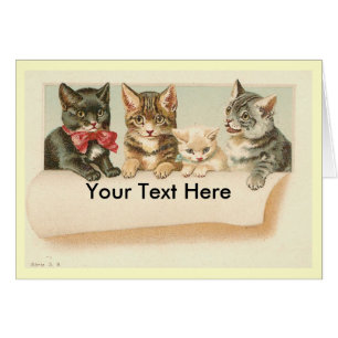 Vintage Katzen, Ihr Text hier