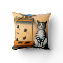 VINTAGE-KATZEN-KUNST | WHIMSICALER KATZENLIEBHABER