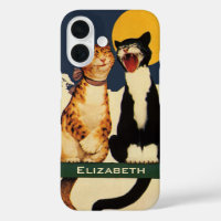 Vintage Katzen singen, lustige und Alberne Tiere