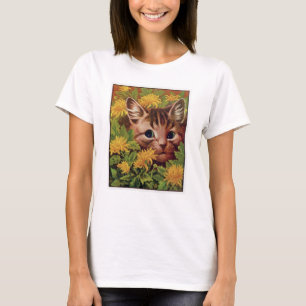 Vintage-Katzenausstellung Postkarte Louis Wain Ill T-Shirt