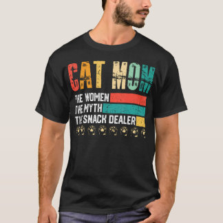 Vintage Katzenmutter Der Mann Der Mythos Snack-Hän T-Shirt