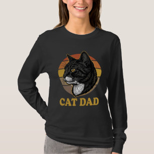 Vintage Katzenvater Retro Katzenliebhaber-Shirt-De T-Shirt