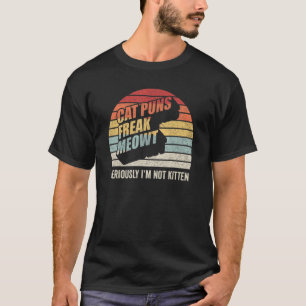 Vintage-Katzenwitze machen mich völlig verrückt, i T-Shirt