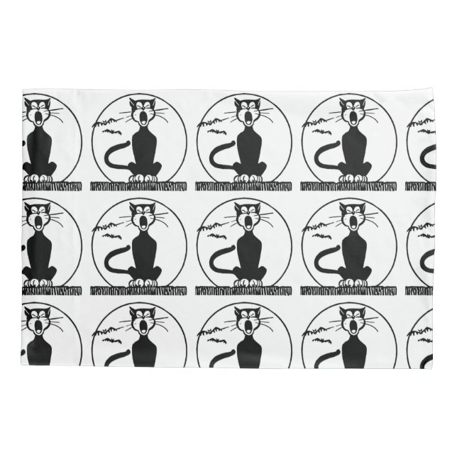 VINTAGE KATZPILLOWCASSE KISSENBEZUG (Rückseite)