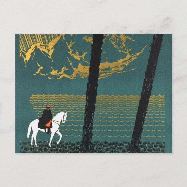 Vintage Kaukasusgebirge Postkarte (Vorderseite)