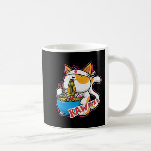 vintage kawaii Katze, die Ramen Anime Retro Japan Kaffeetasse