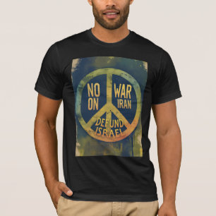 Vintage Kein Krieg gegen den Iran Retro-Friedenspr T-Shirt