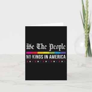 Vintage Keine Könige In Amerika Wir Das Volk Patri Karte