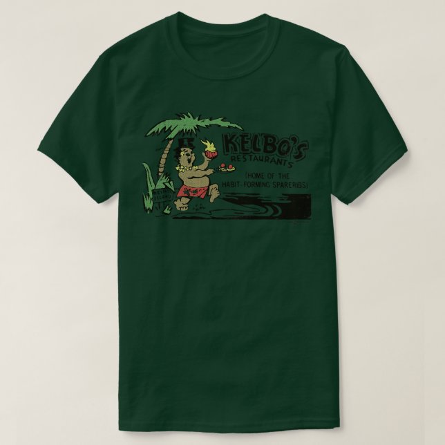Vintage Kelbos Restaurants Los Angeles T-Shirt (Design vorne)