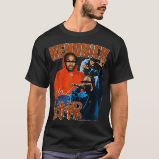 Vintage Kendricks Art Lamars Rapper80er 90s T-Shirt