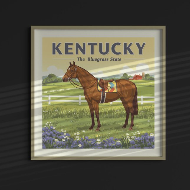 Vintage Kentucky Poster (Von Creator hochgeladen)