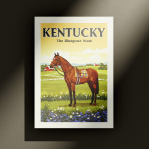 Vintage Kentucky Postkarte